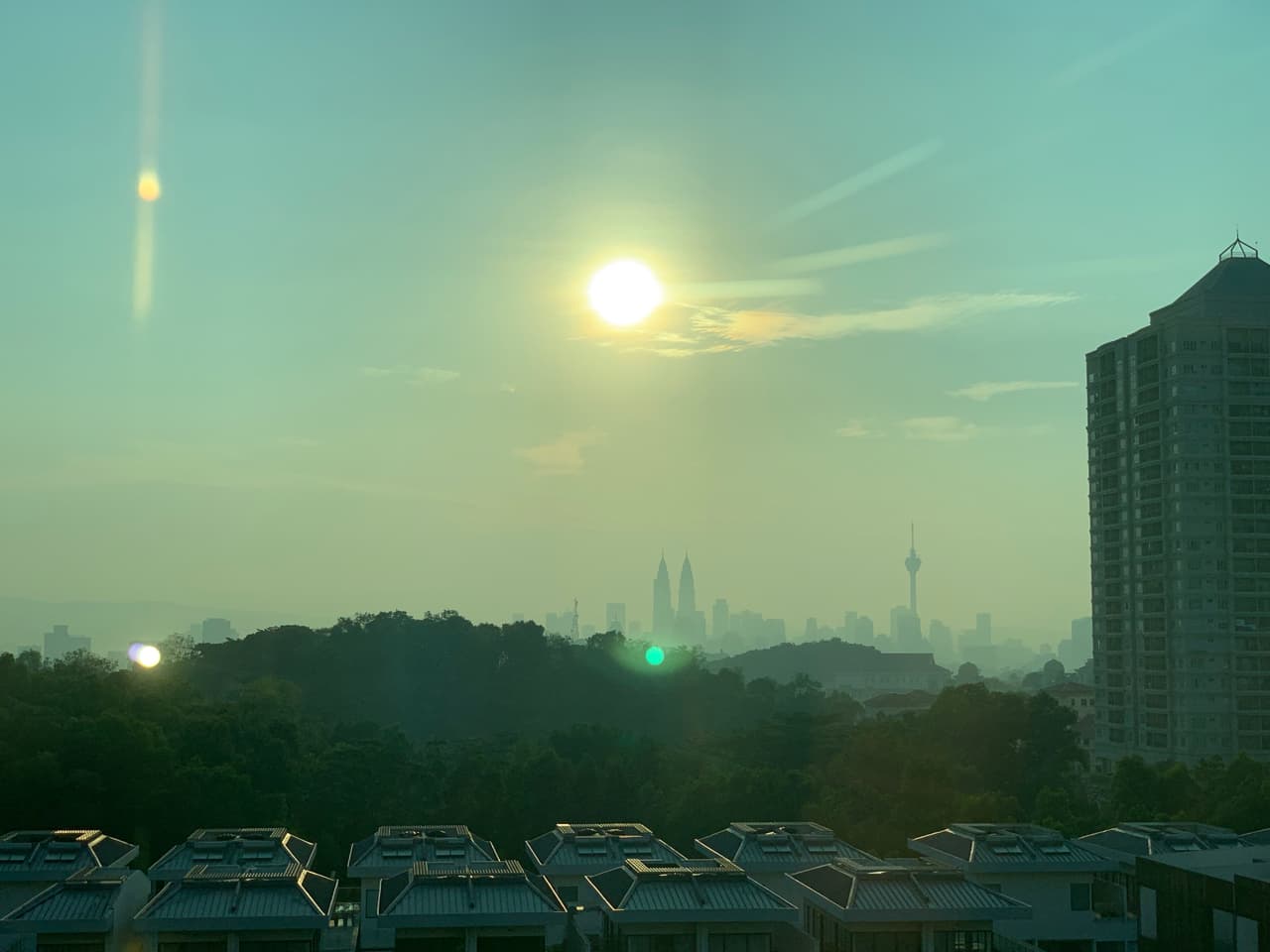 マレーシアの大気汚染ヘイズ